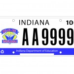 readib license plate Indiana DOE license plate